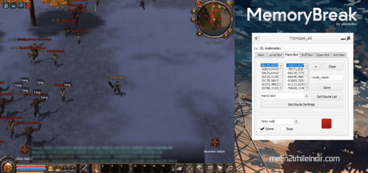 Metin2 TR MemoryBreak GFBot++ Bot Hilesi indir