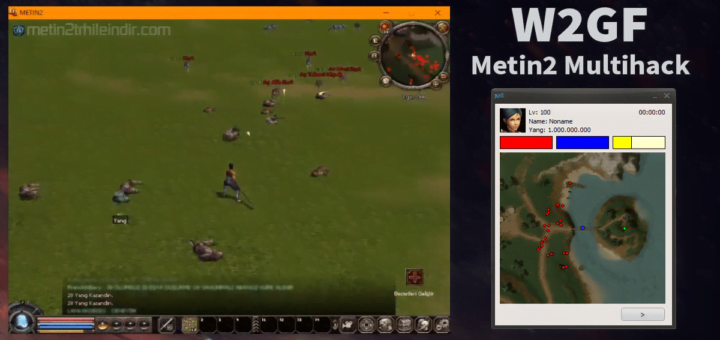 Metin2 TR W2GF Free Multihack Levelbot Hilesi indir
